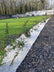 Hemp groundsheet for small shrubs