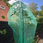 Fruit tree protective cover with zip