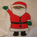 winter cover with a Santa Claus print, 0.8 x 1 metre