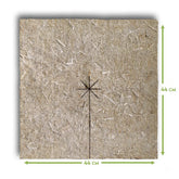 hemp mulch disc tile 44 cm