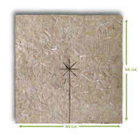 hemp mulch disc tile 44 cm