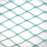 Close-up of a green strawberry net or bird net.